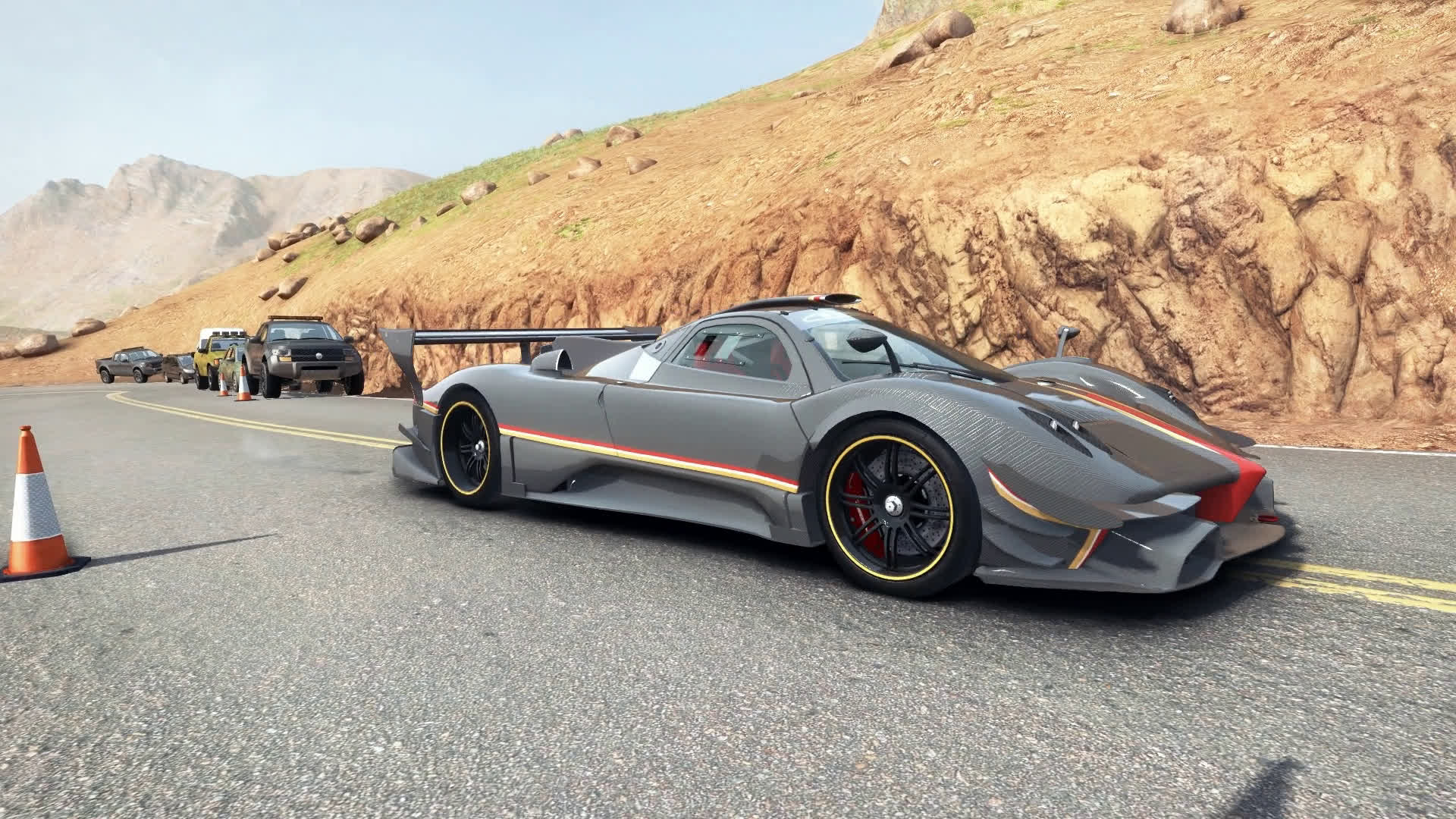 dirt rally pagani zonda revolucion