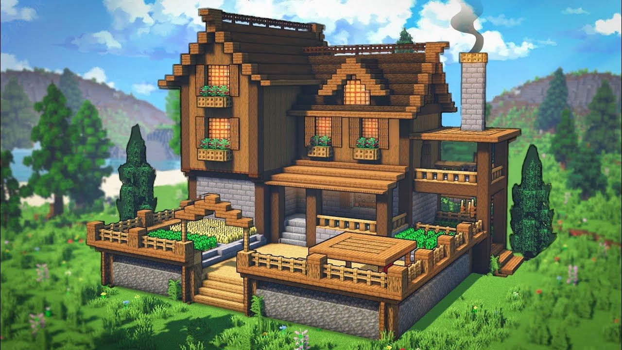 【minecraft】简约风生存别墅