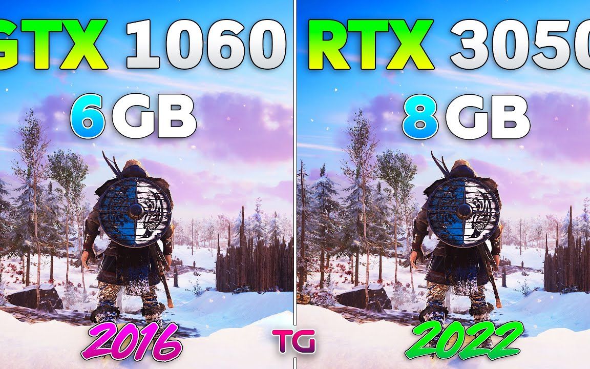 (Testing Games)GTX 1060 vs RTX 3050(1060 6g vs 1070ti?好像还不止哦,架构优势,独享最新优化)哔哩哔哩bilibili