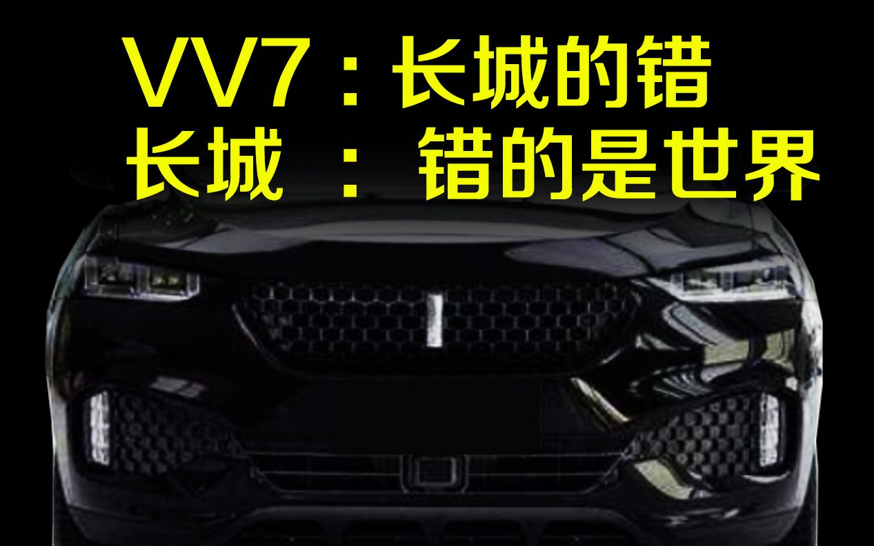 起名鬼才 长城 和他转瞬即逝的辉煌魏派vv7 整活向 别当真哔哩哔哩bilibili