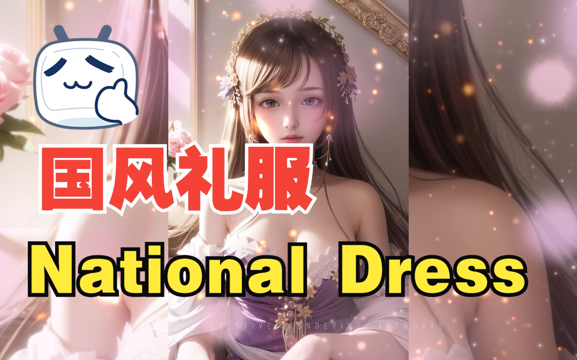 国风礼服系列National Style Dress | AI绘画 | NovelAI | 2.5d | 4K壁纸哔哩哔哩bilibili