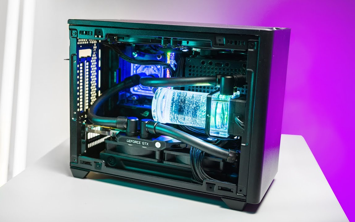 中英字幕酷冷至尊coolermasternr200pitx水冷机箱评测