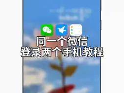 Download Video: 同一个微信登录两个手机，保姆级教程，双持党必备！附带直装版本，也有工具同步，自己动手制作！