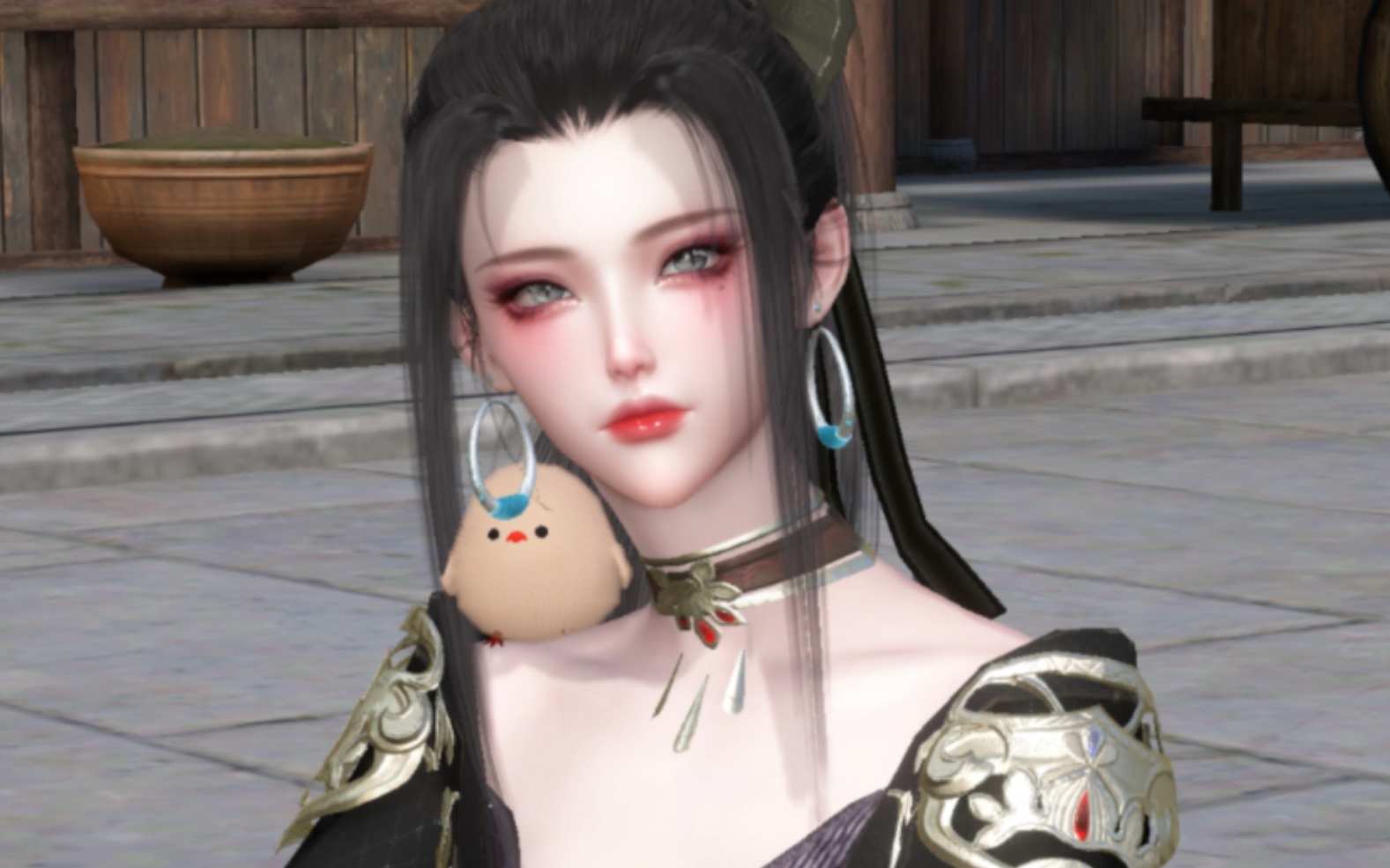 【逆水寒捏脸】适合90的蛇系御姐 逆水寒 点赞过100就放数据!