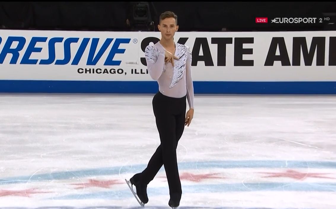 Adam Rippon 2016 大奖赛美国站 SA哔哩哔哩bilibili