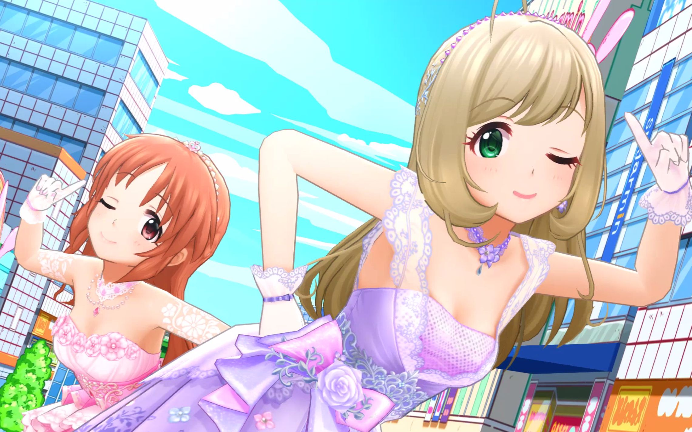 【cgss mv 偶像大师灰姑娘】(礼服)魔法少女组安部菜菜x佐藤心(1080