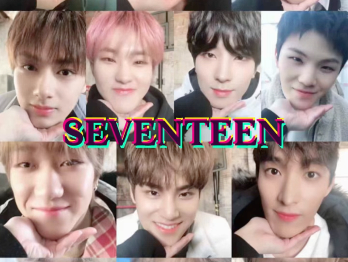 SEVENTEEN 次人的捧脸杀丨2018年1st Look的年底放送哔哩哔哩bilibili