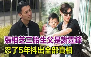 Tải video: 证实了？张柏芝三胎生父是谢霆锋，忍了5年抖出全部真相，谢霆锋真面目终于瞒不住，王菲终究错付了！