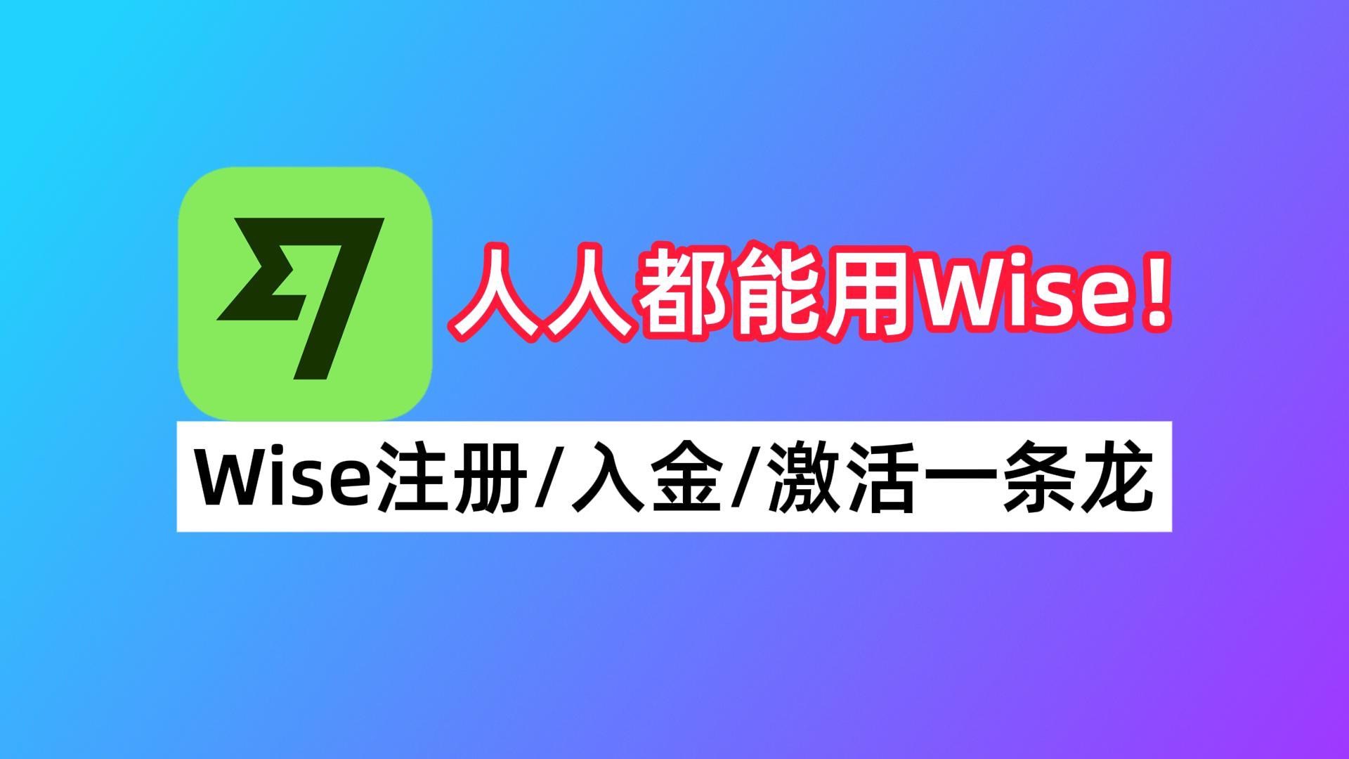 人人都能用上Wise!Wise注册/入金/激活【最新教程】哔哩哔哩bilibili