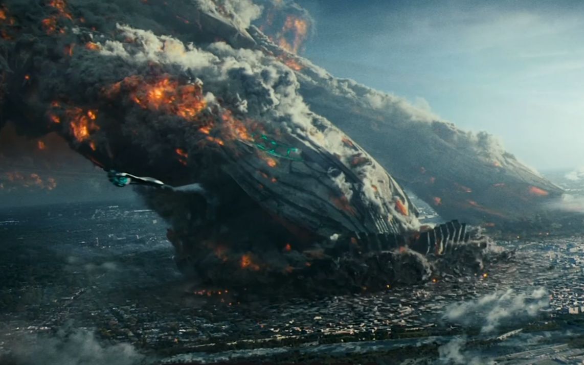 史上最大外星飞船降临地球直径超过了半个地球人类修了20年的防御被