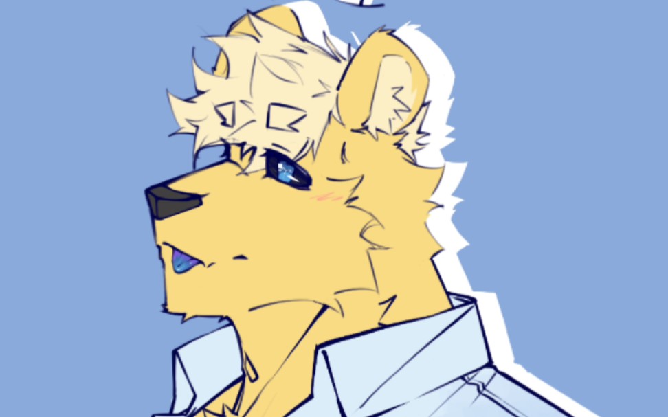 小熊的蓝色舌头