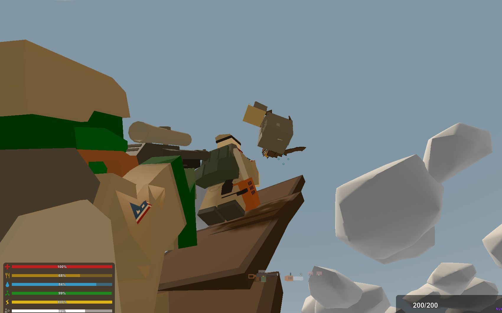 unturned老年人教你如何抄掉空中堡垒00