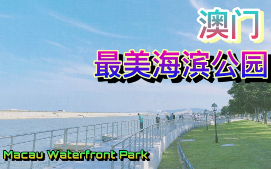 澳门最美海滨公园 | Macau Waterfront Park | 澳门海边步行道哔哩哔哩bilibili