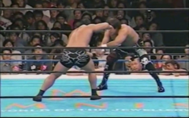 NJPW Final Dome 1999.武藤敬司 (c) vs.中西学.10.11哔哩哔哩bilibili