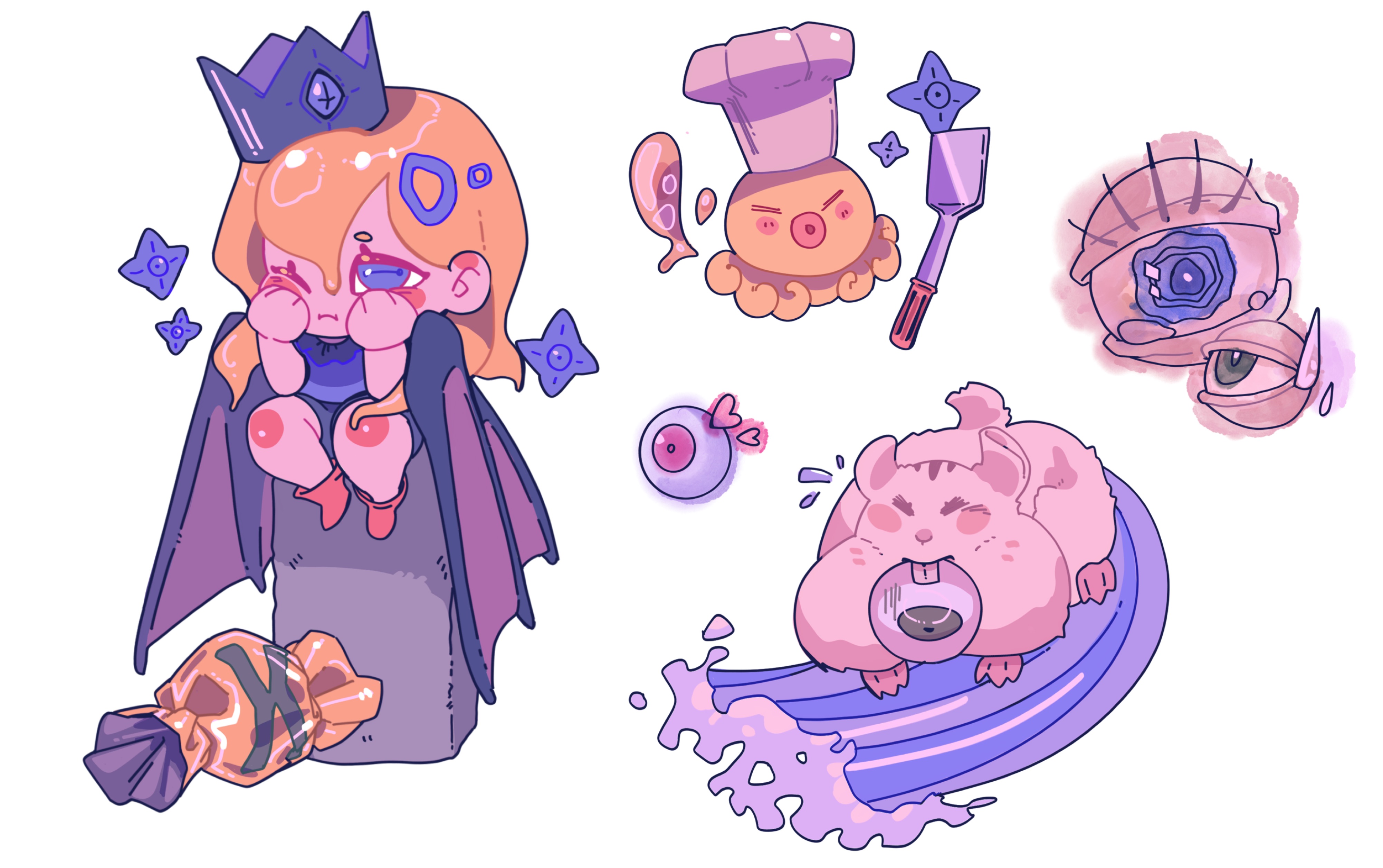 procreate可可爱爱克总发糖