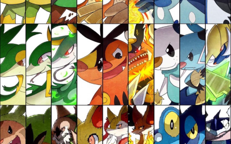 【pokemmo】你必须知道的知识 合众御三家分布地点_哔哩哔哩_bilibili