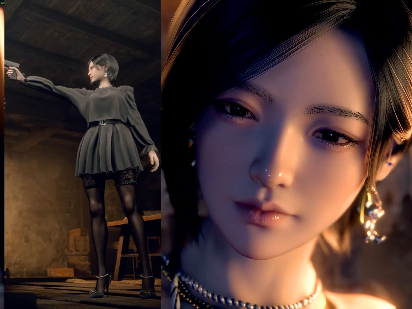 re4 艾达王 未亡人系列 百褶裙免费mod