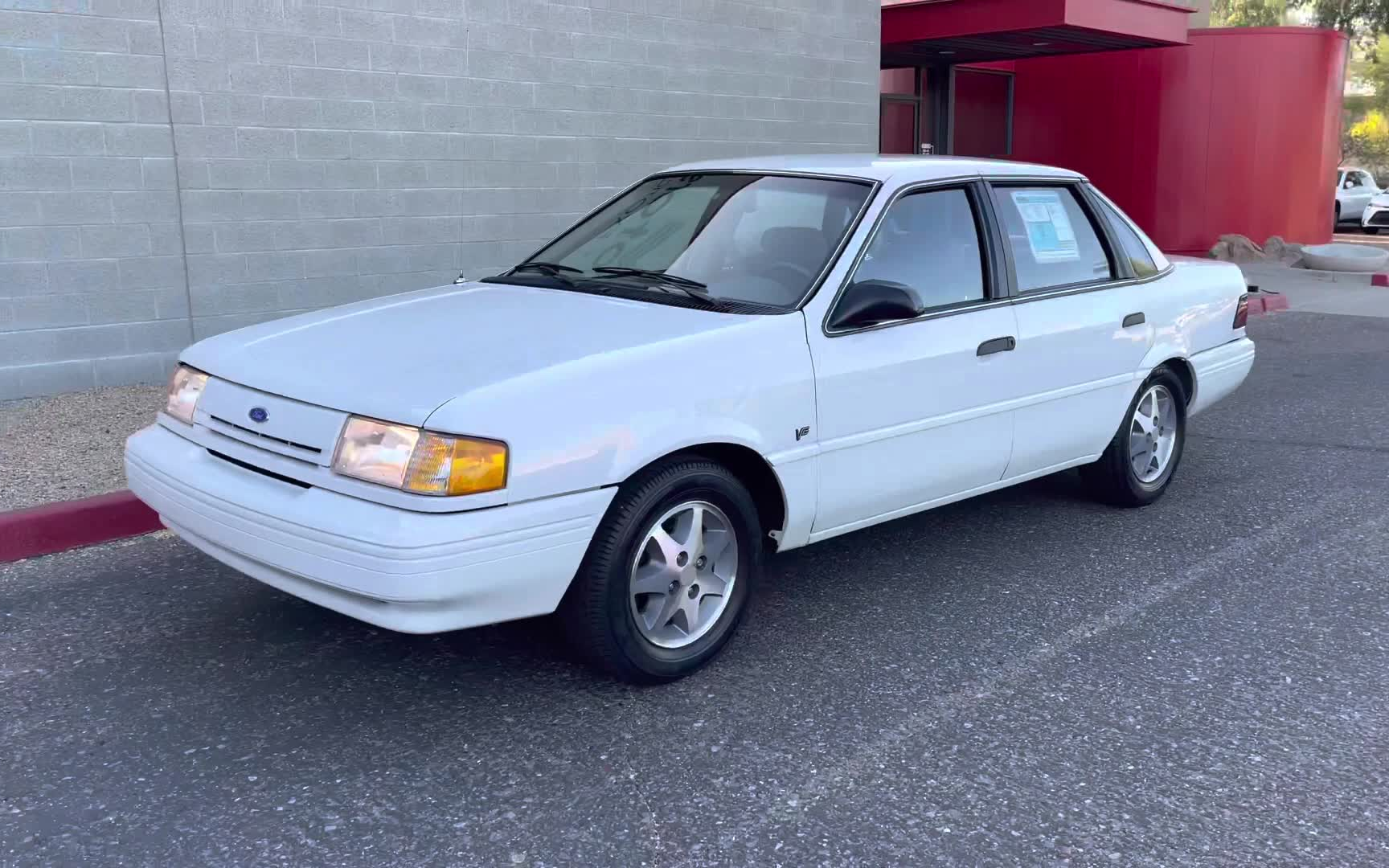 90年代美式紧凑型轿车- 1994 ford(福特) tempo gl v6 5速手动-铁锈