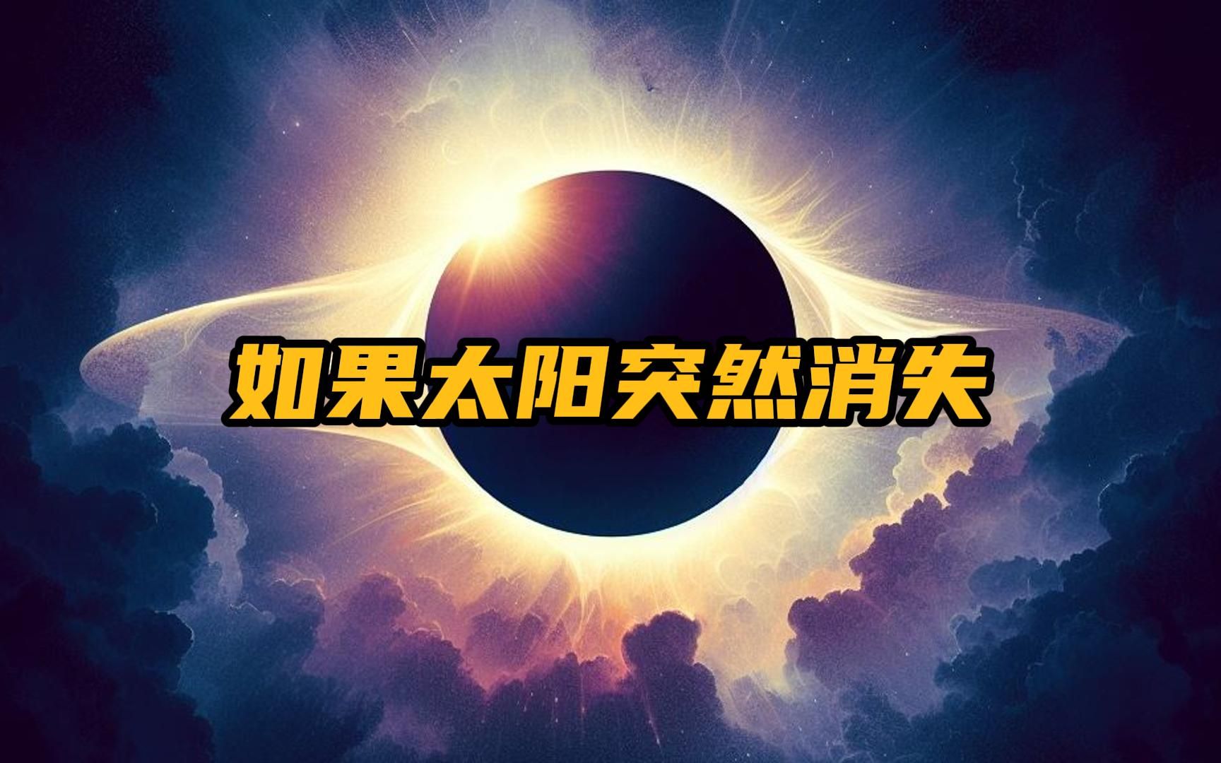 [图]如果太阳突然消失，人类的命运将会如何