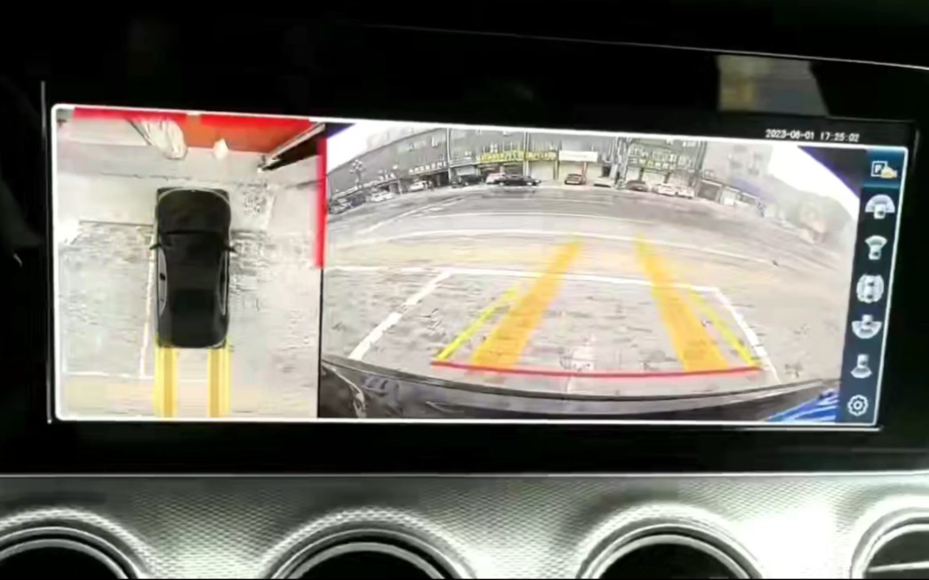 奔驰e260加装360全景一体机