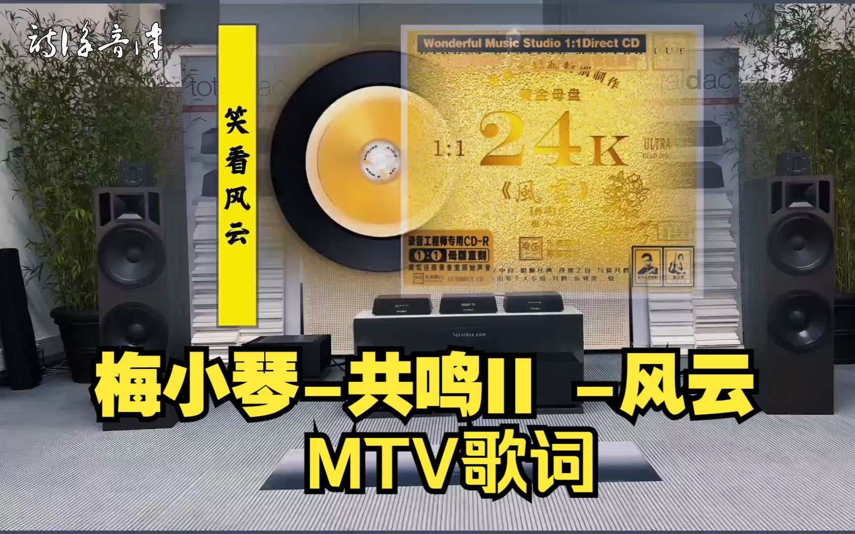 [图]HiFi音乐《梅小琴-共鸣II -风云》24K金蝶1∶1黄金母盘版~立体环绕音乐·配耳机或音响