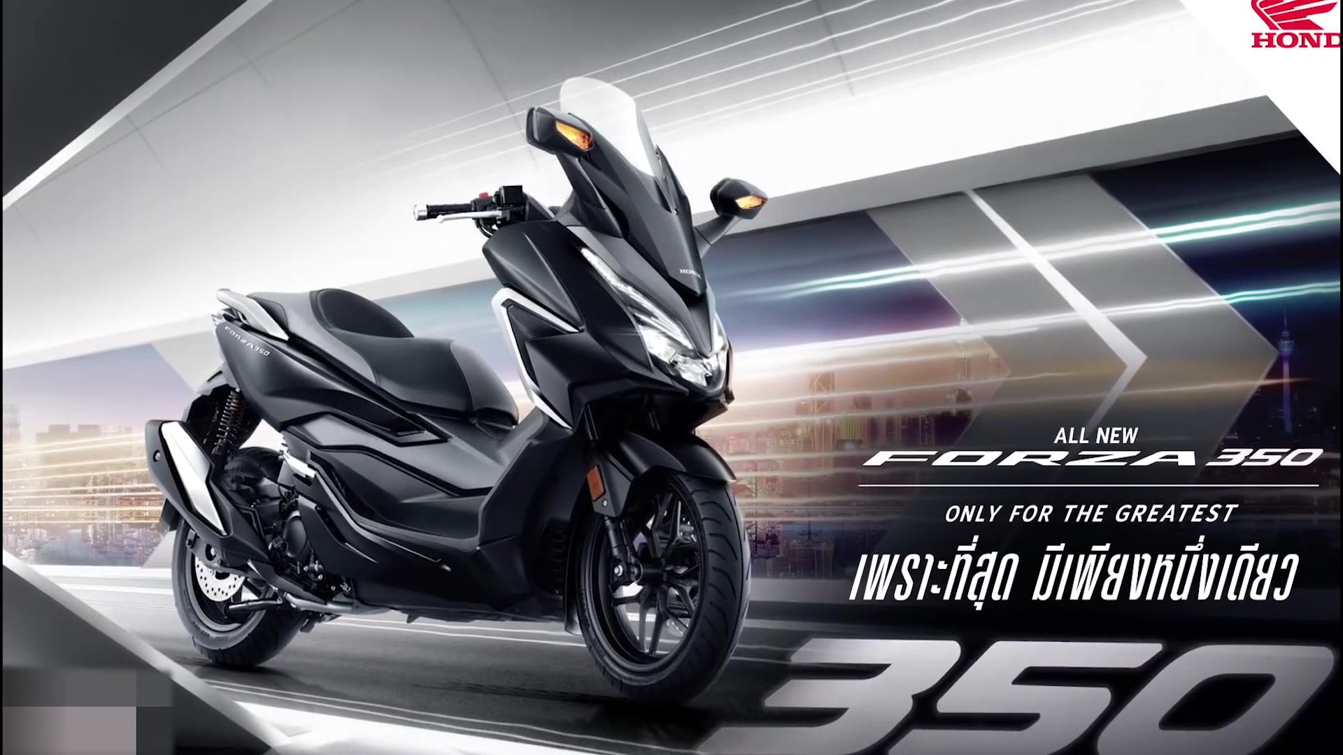 大踏板佛沙已经升级本田forza350两天后将在泰国亮相