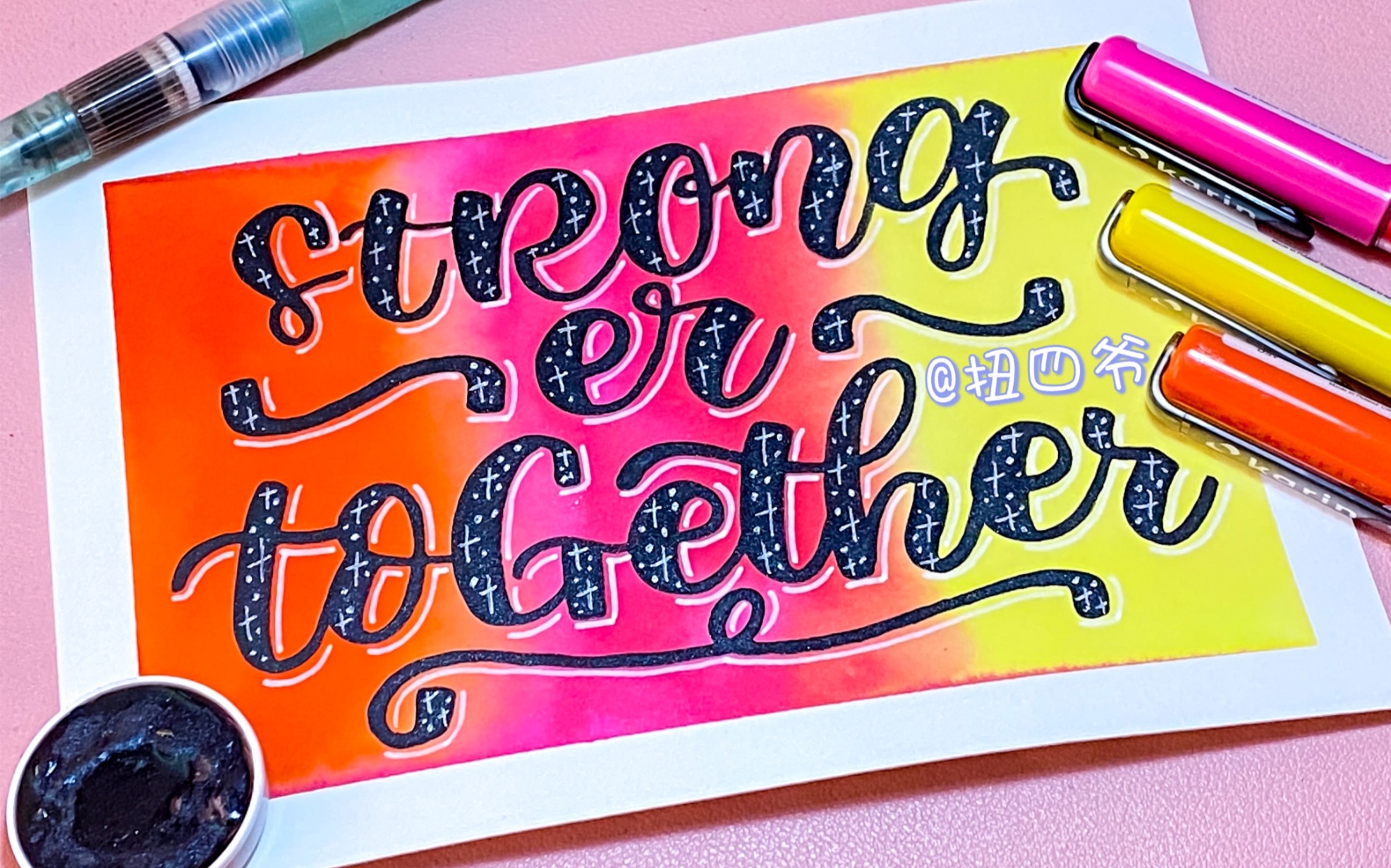 brushletter 手写视频