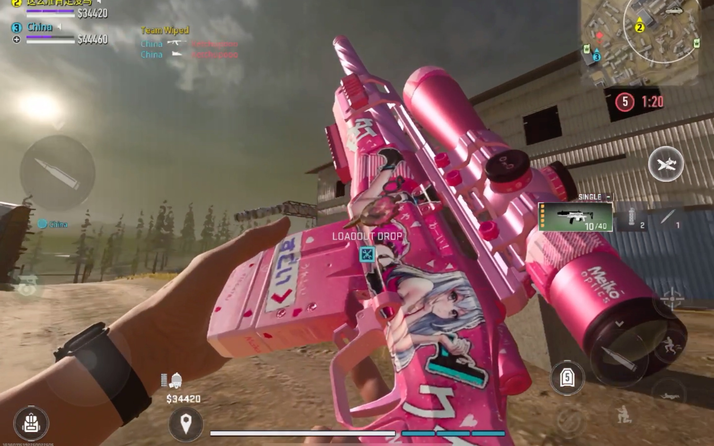 没有人能拒绝二次元枪皮【战区手游】