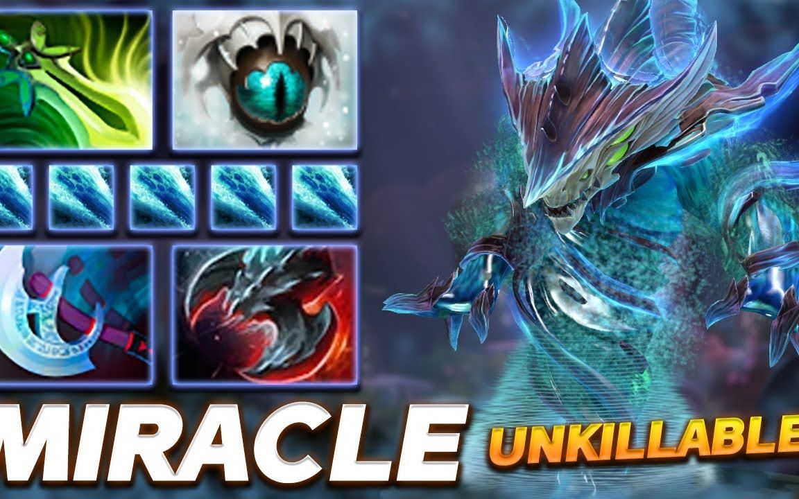 33 dota2】miracle 变体精灵教学!杀不死的水人!