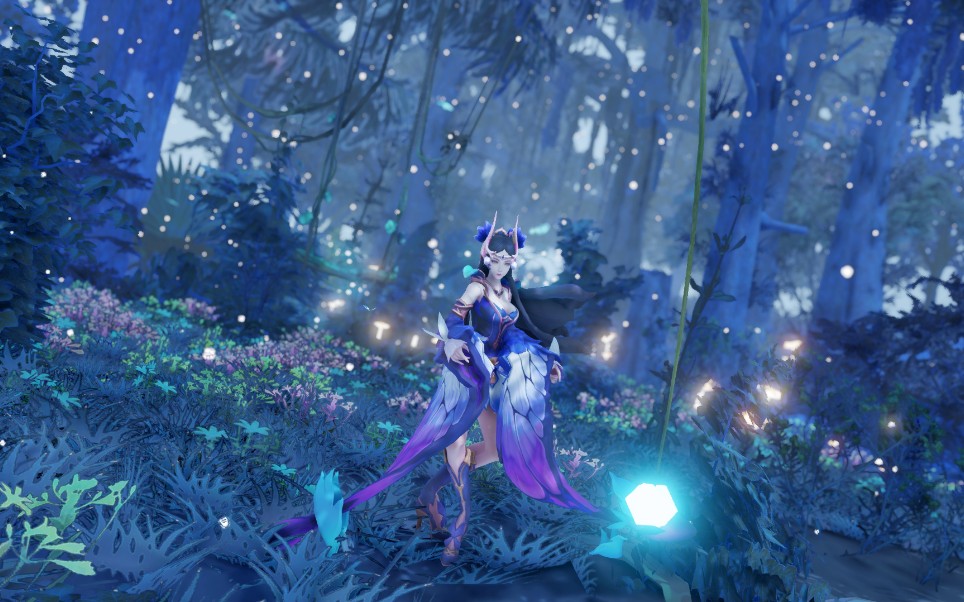 【仲夏夜之梦/mmd】初代场景重置,如梦一般的紫皮婆娘,不来看看?