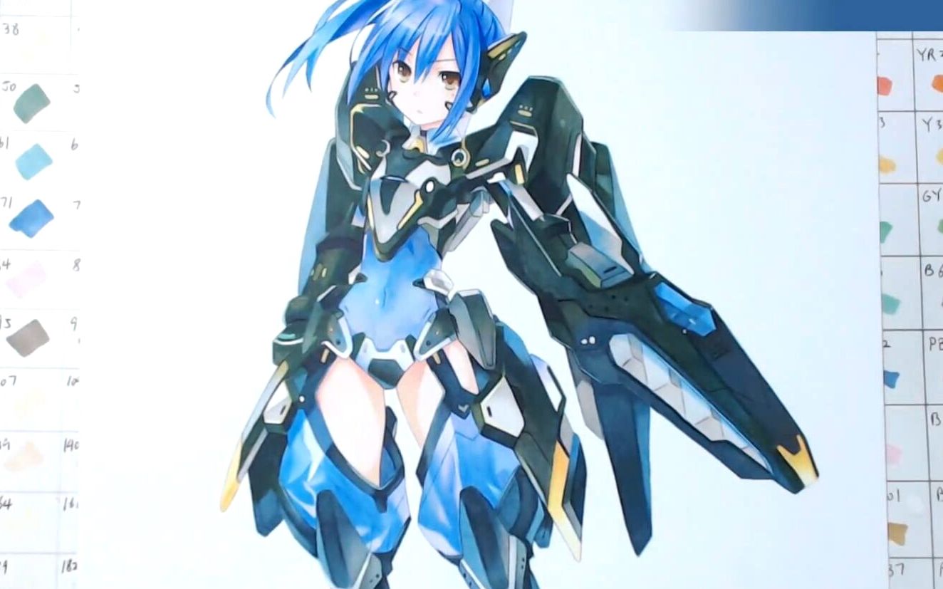 yuki用2000多块钱的马克笔画士道的亲妹妹崇宫真那是什么感觉