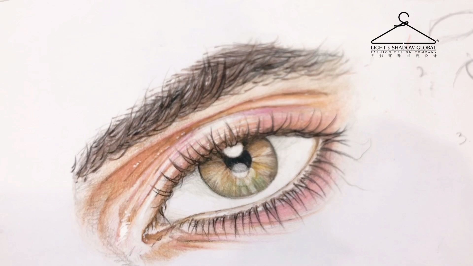 活动作品时装画中眼睛的画法及上色技巧解析