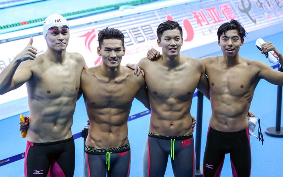 【孙汪】2018杭州短池世锦赛男子4x200自哔哩哔哩bilibili