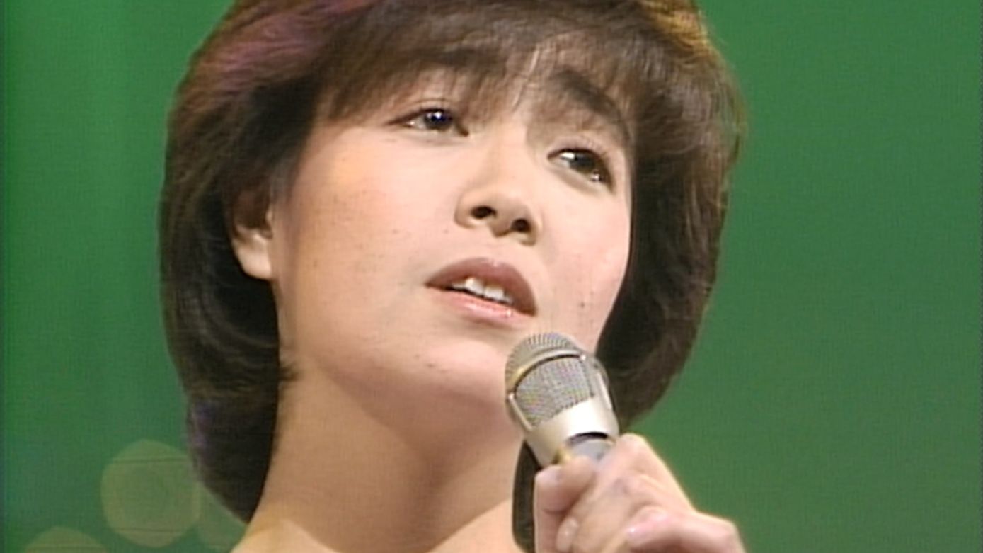 【4k】柏原芳恵「春なのに」1983.03.06