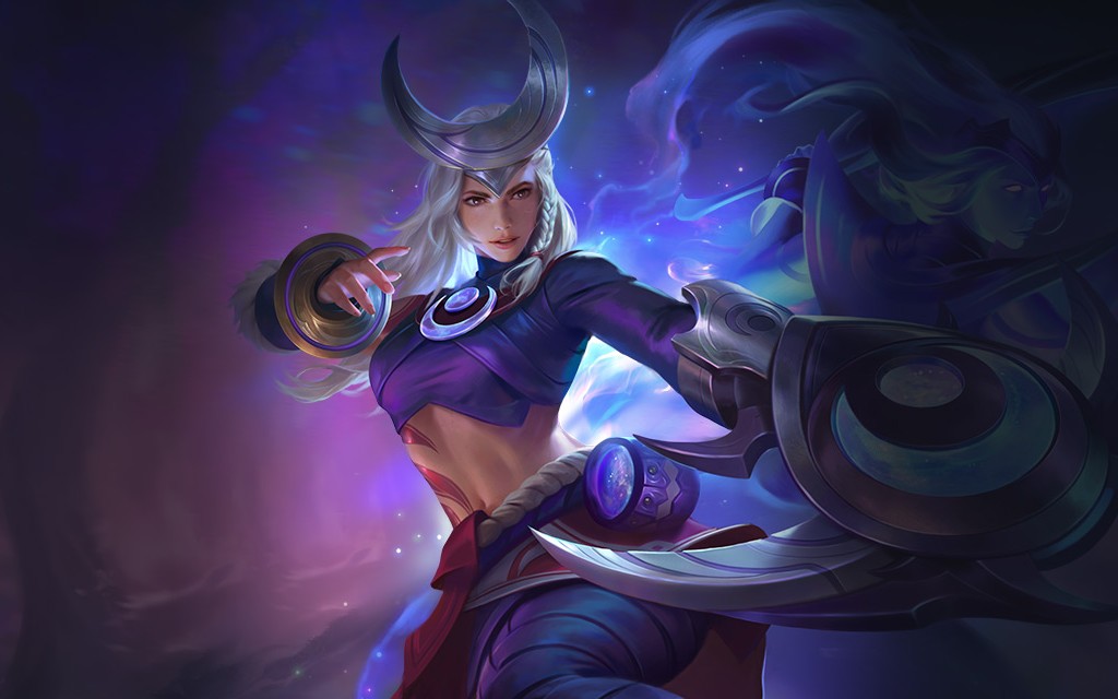 【传说对决体验服】琳蒂皮肤:银月魅影_哔哩哔哩 (゜-゜)つロ 干杯