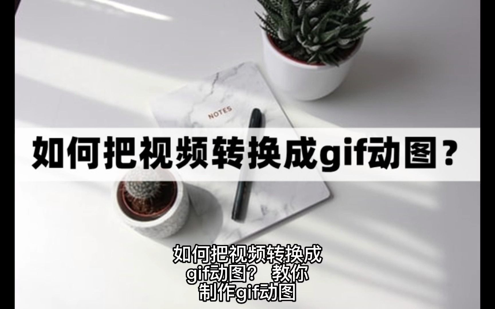 如何把视频转换成gif动图?教你制作gif动图的方法哔哩哔哩bilibili