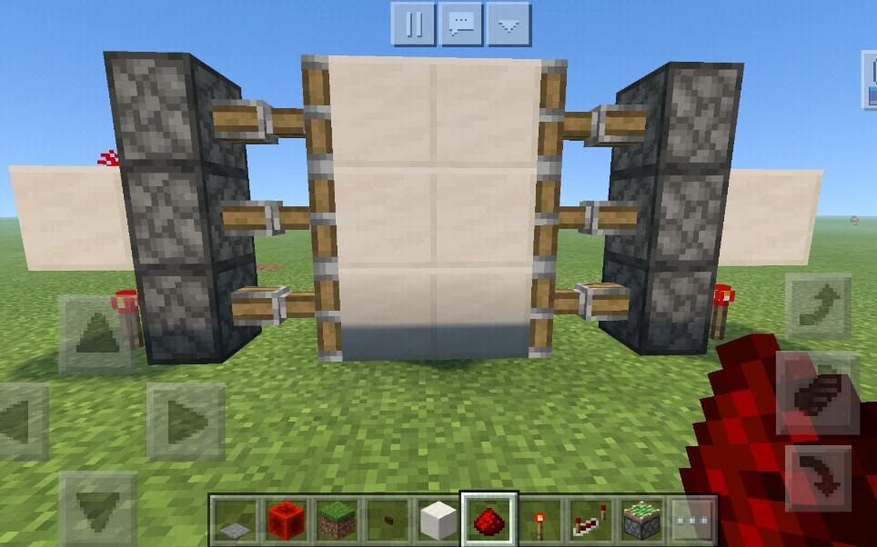 [我的世界]新人刚做红石活塞门,求老玩家指点