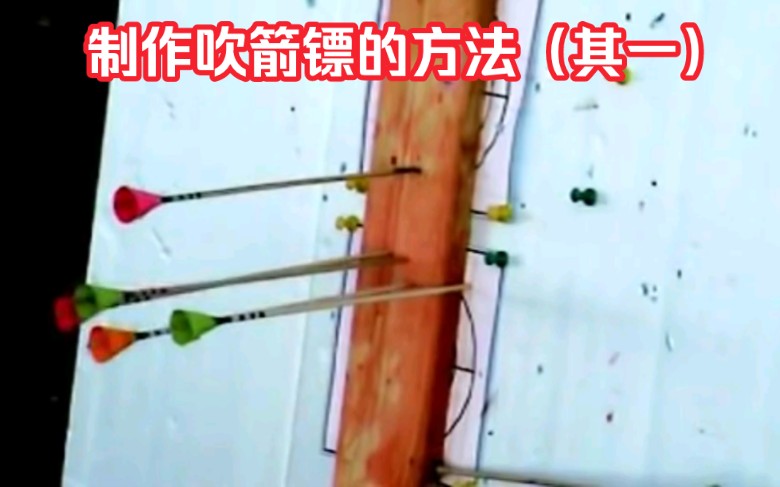 渣画…制作吹箭箭镖和吹嘴…超详细过程Best DIY Blowpipe and Darts 哔哩哔哩bilibili