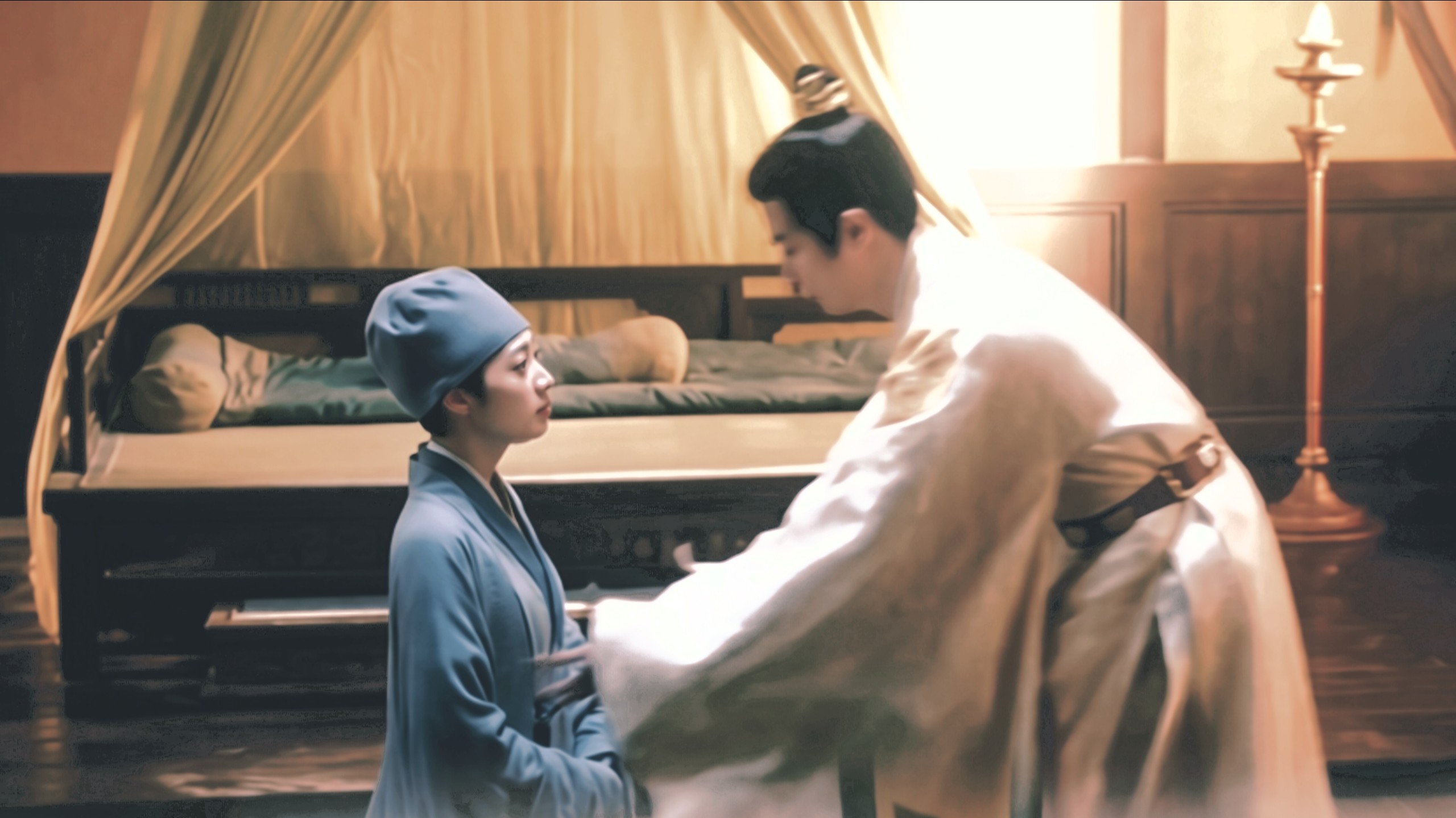 李治去感业寺，戴的发冠很小巧，像是她的晋王殿下只是束了发而已