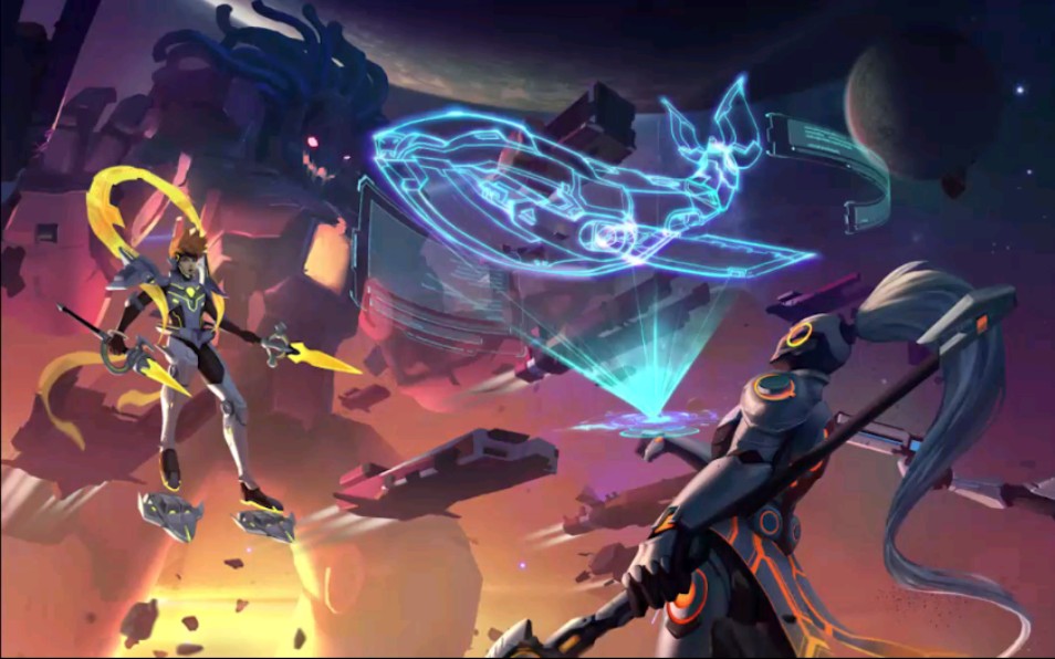 王者荣耀动态壁纸艺术鉴赏 逐梦之翼_哔哩哔哩_bilibili