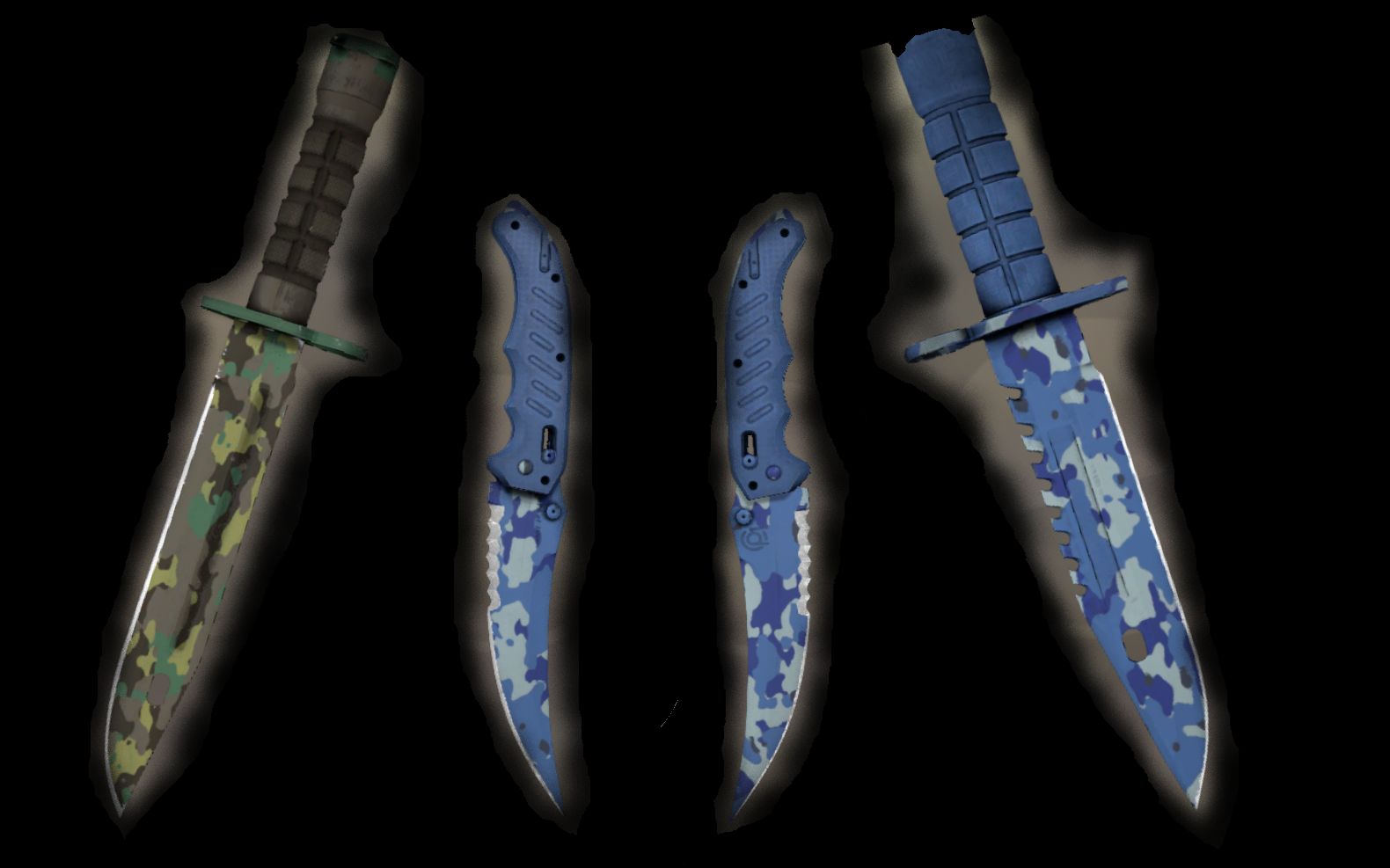 csgo刀评澄澈之水与北方森林选示