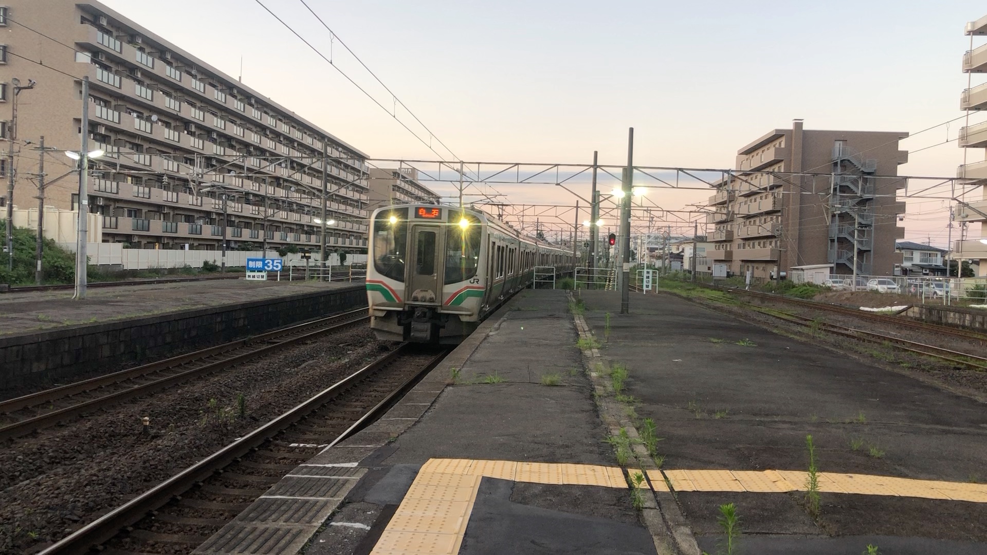 东北本线 e721系进岩沼站_哔哩哔哩_bilibili