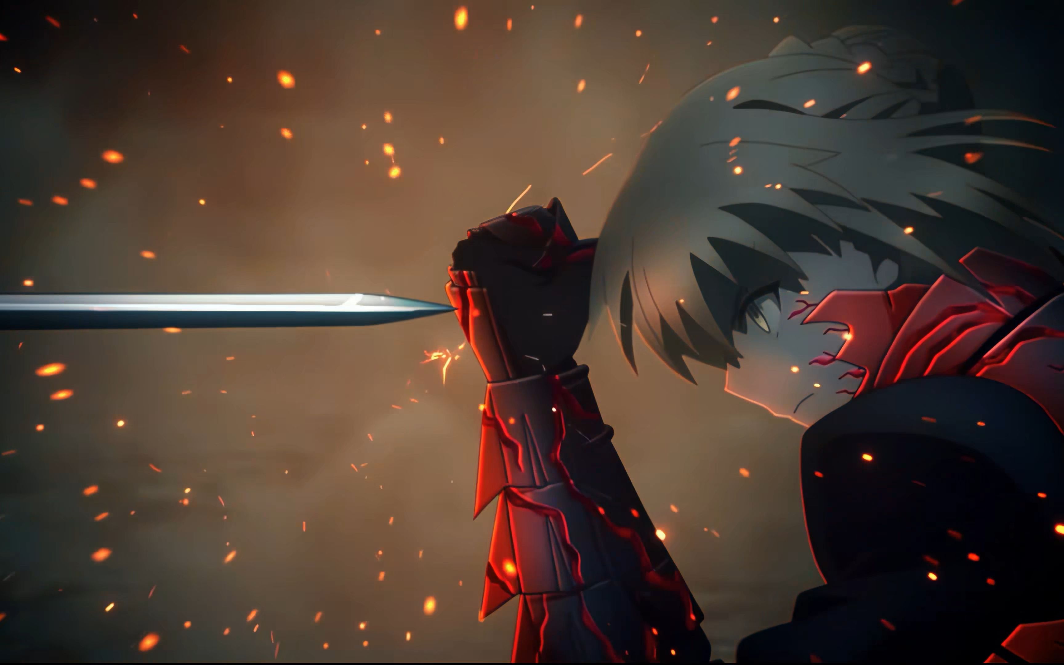 【𝟏𝟐𝟎𝐅𝐏𝐒 𝟒𝐊 】fate hf iii黑呆高燃画面