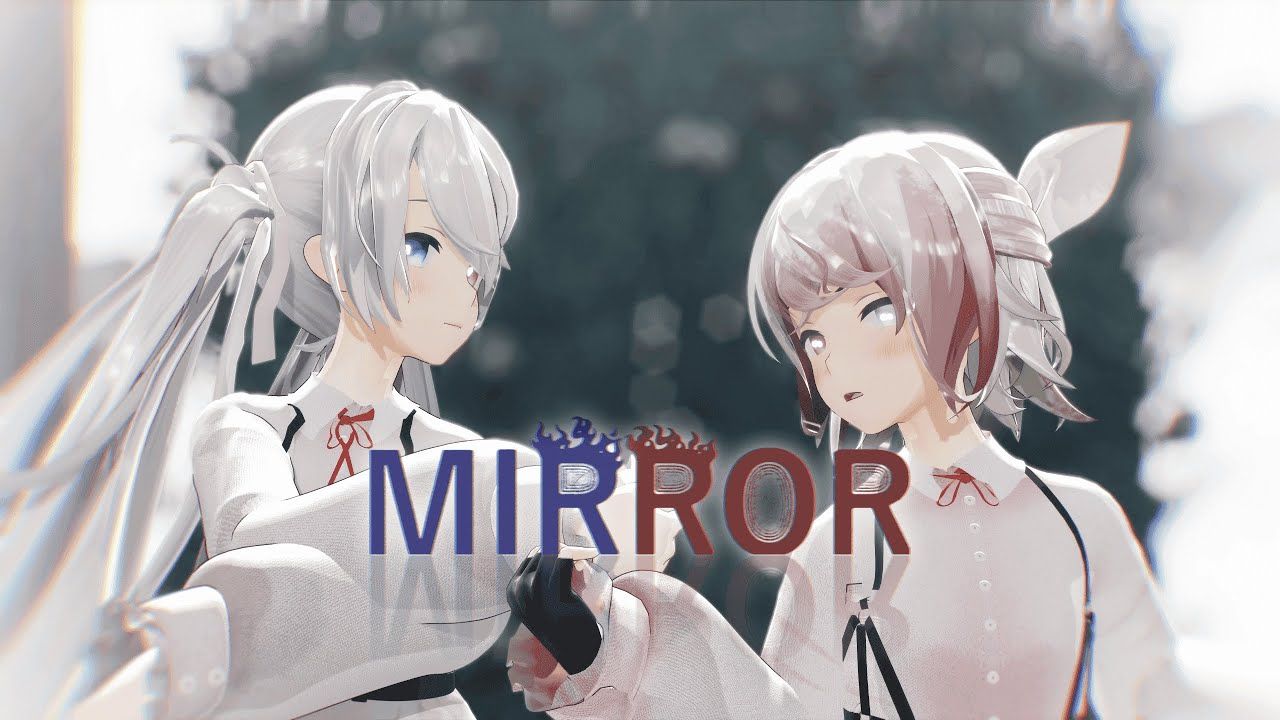 【MMD】MIRROR【YYB Monochrome Miku&Rin】【搬运】哔哩哔哩bilibili