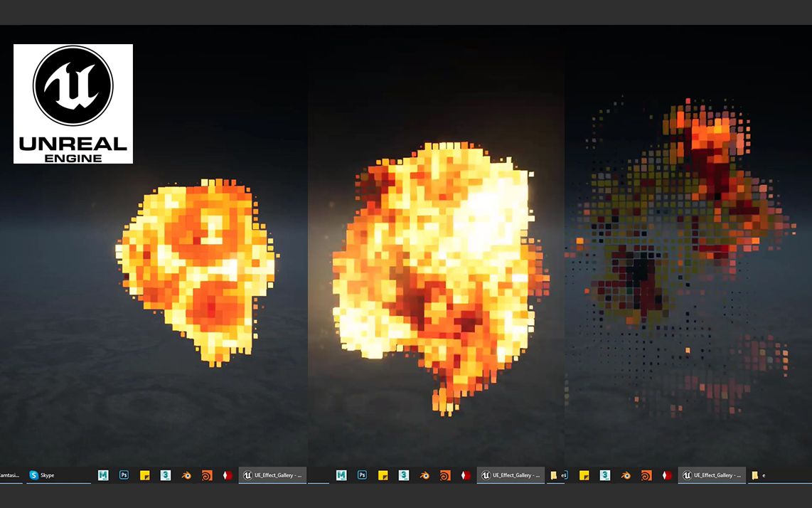UE4.25制作像素爆炸特效效果哔哩哔哩bilibili