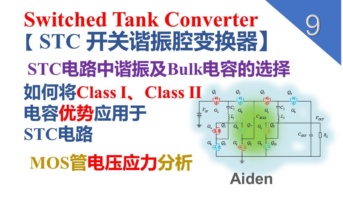 【STC】9 STC电路中电容选择及MOS管电压应力分析哔哩哔哩bilibili