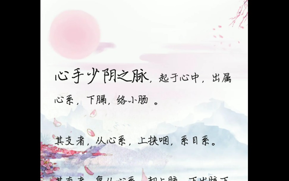 [十二经脉循行壁纸]经脉循行考试必考,给我背它,背它背它哔哩哔哩bilibili