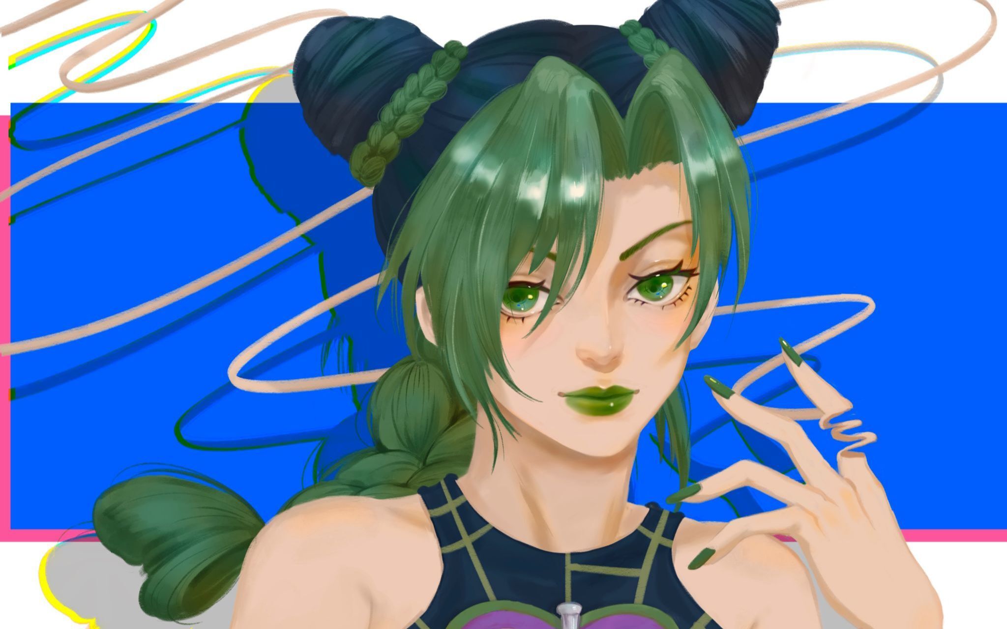 【procreate】ipad★ jojo★空条徐伦 阿糖画画日记3