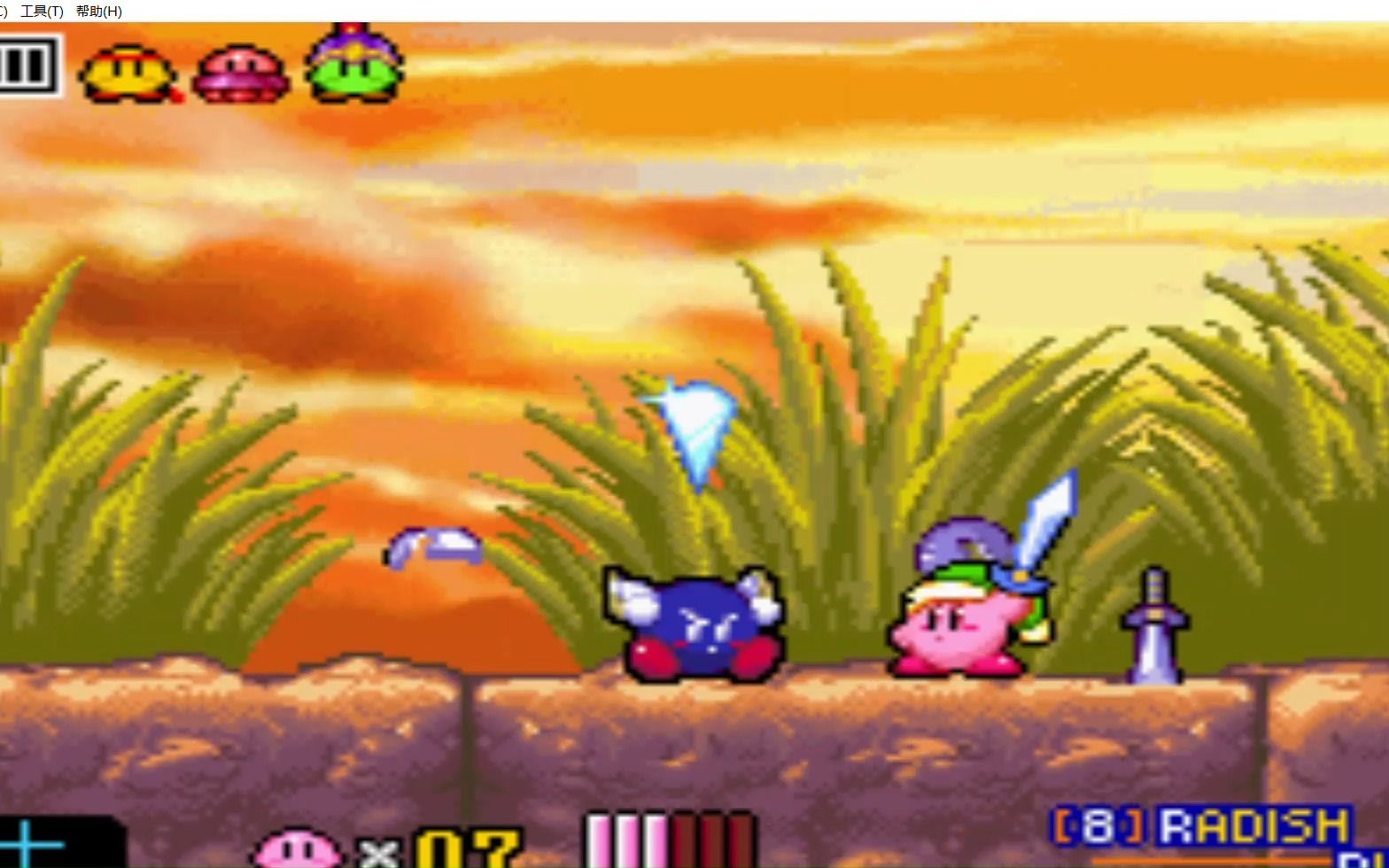 [图]星之卡比镜之大迷宫小萝卜遗迹boss暗魅塔骑士Dark Meta Knight