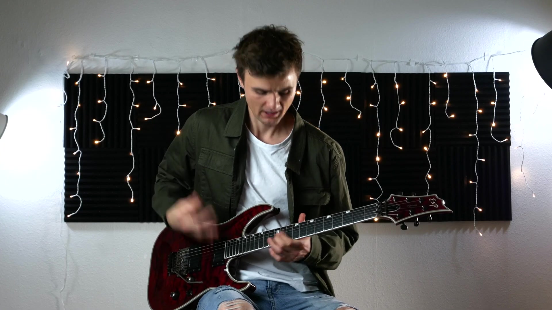 24kgoldn - mood ft. iann dior - electric guitar cover